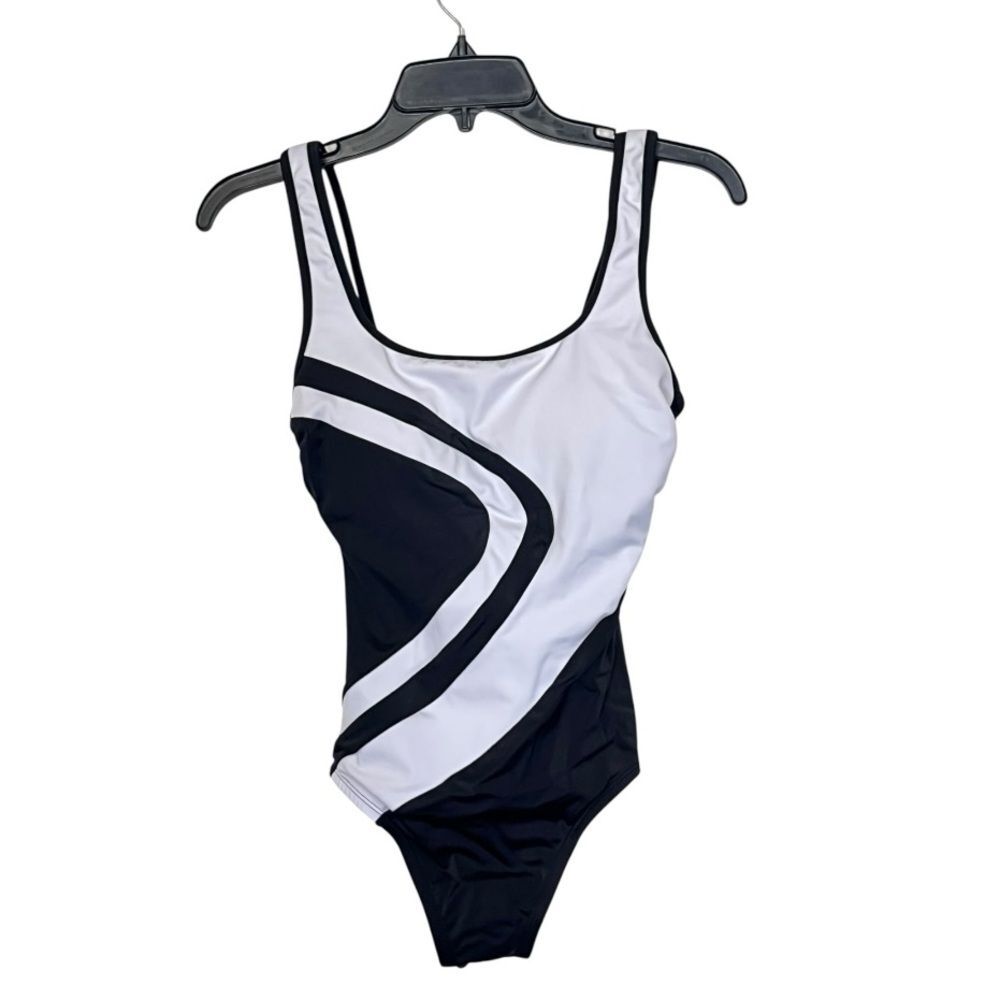 NWOT New Shape Solver Sport for Women's Colorblocked One Piece Swimsuit 8 - Picture 4 of 9